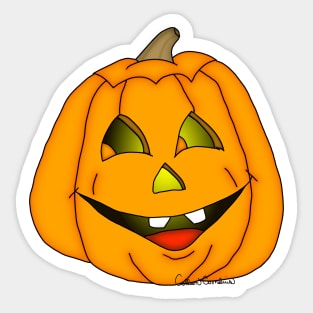 Jack o' Lantern 1 Sticker